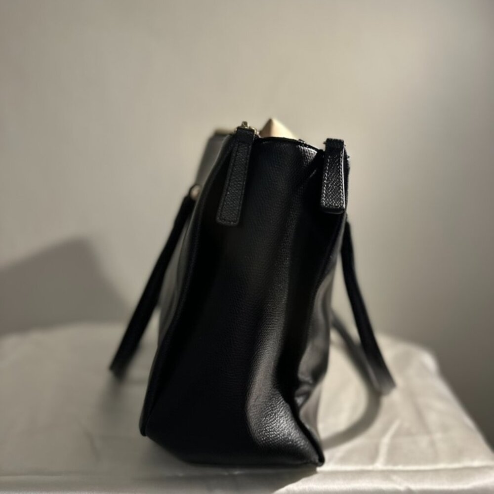 FURLA Black Leather Tote Bag - Picture 3 of 8
